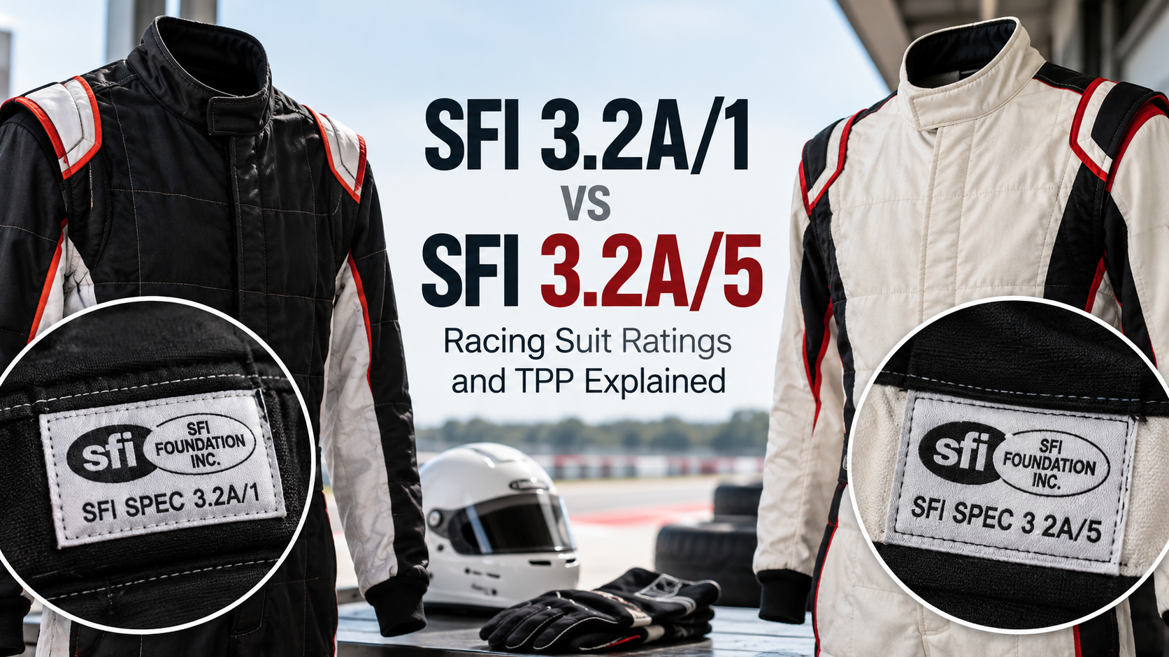 SFI 3.2A/1 vs 3.2A/5: Racing Suit Ratings and TPP Explained